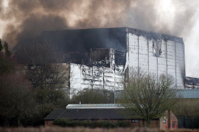 Ocado warehouse fire