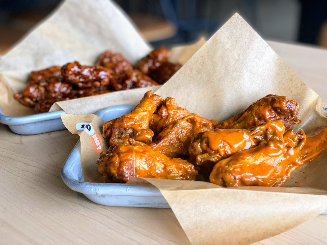 Chicken wings at buffalo wild wings