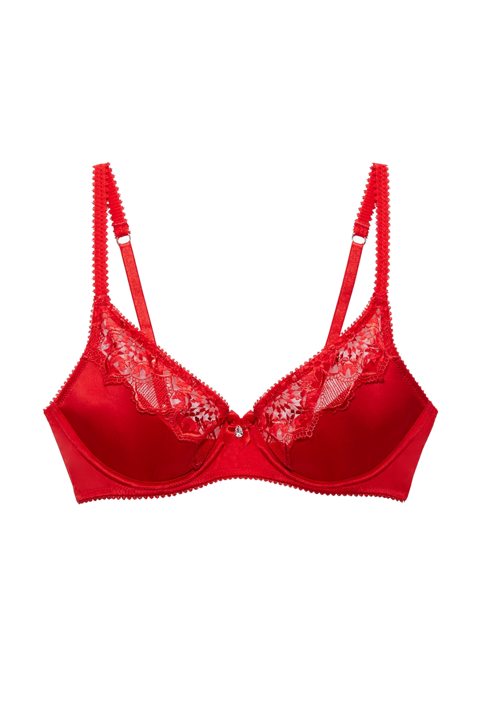 Women'sHalf Cup Bra in Goji Berry Red