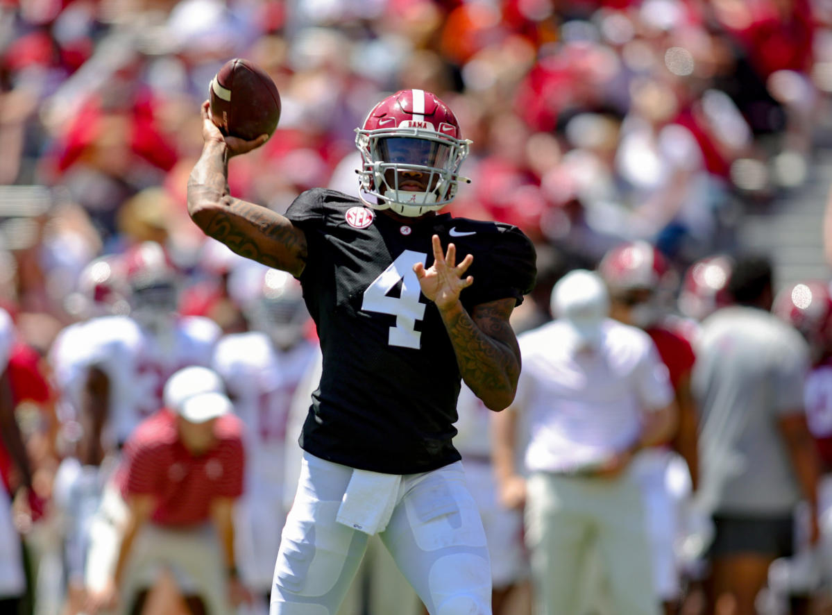 Post Spring Depth Chart Projections For Alabamas Quarterbacks Yahoo Sports 5181