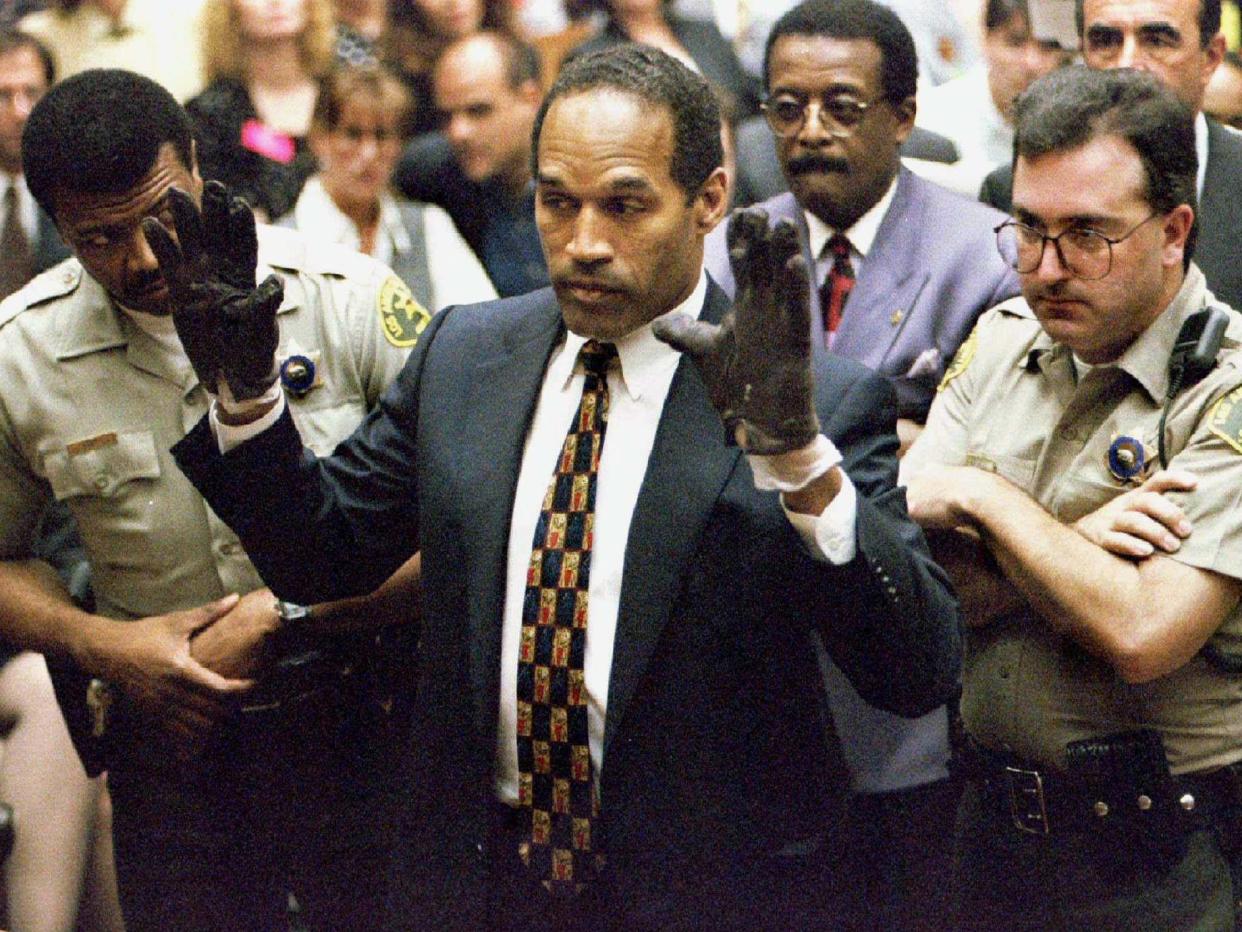 OJ Simpson gloves