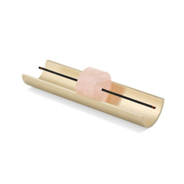 Cinnamon Projects Rose Quartz Incense Holder