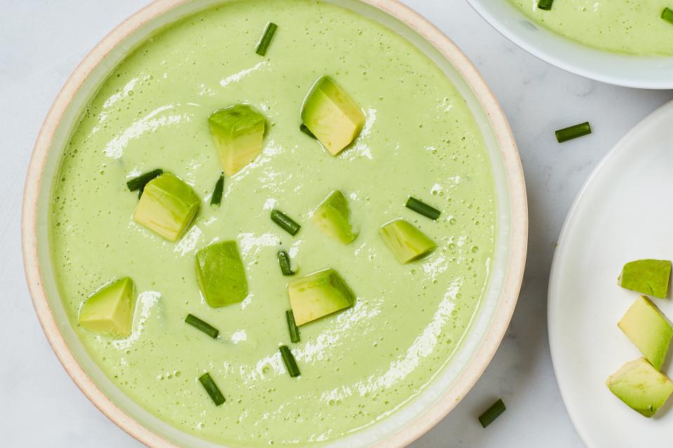 Spicy Cucumber-Avocado Soup