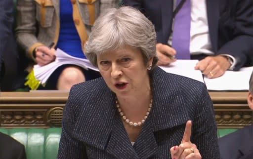 Britain's Prime Minister Theresa May has come under pressure over the so-called Windrush scandal