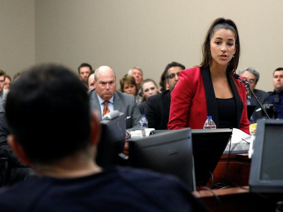 aly raisman larry nassar court