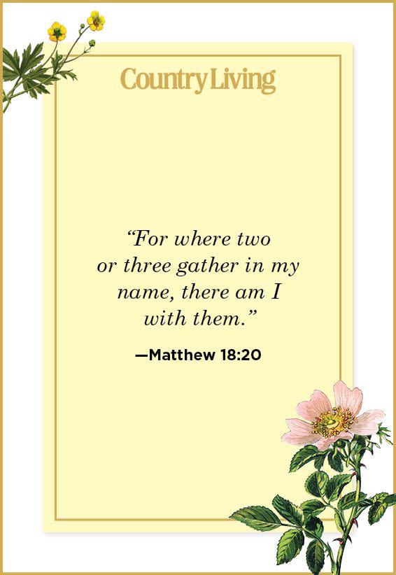17) Matthew 18:20