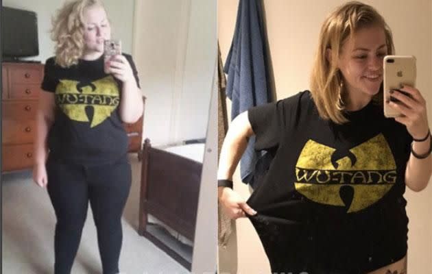 She now lives a healthy lifestyle and exercises six times a week. Photo: Instagram