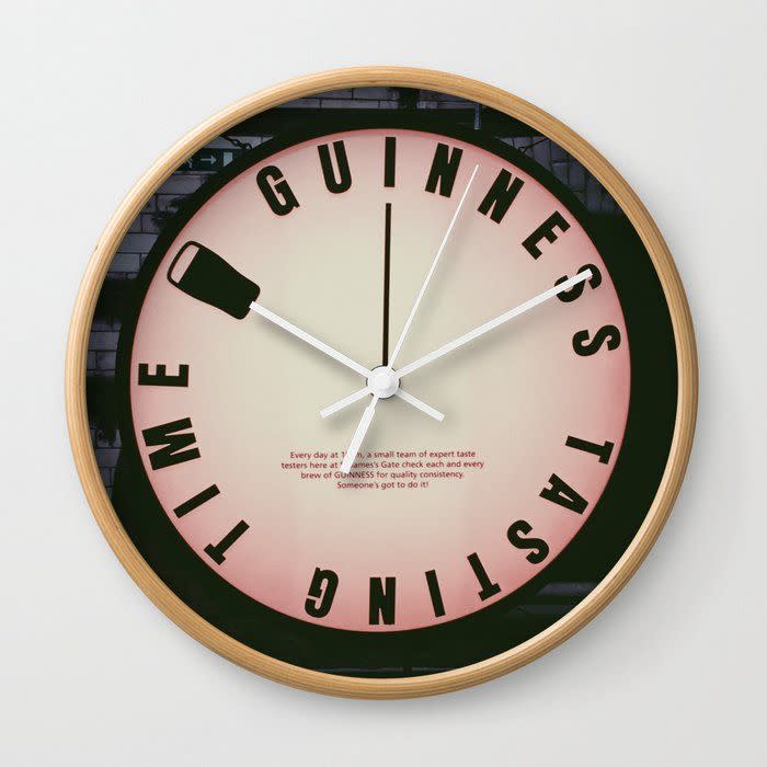 Guinness Taste Test Wall Clock