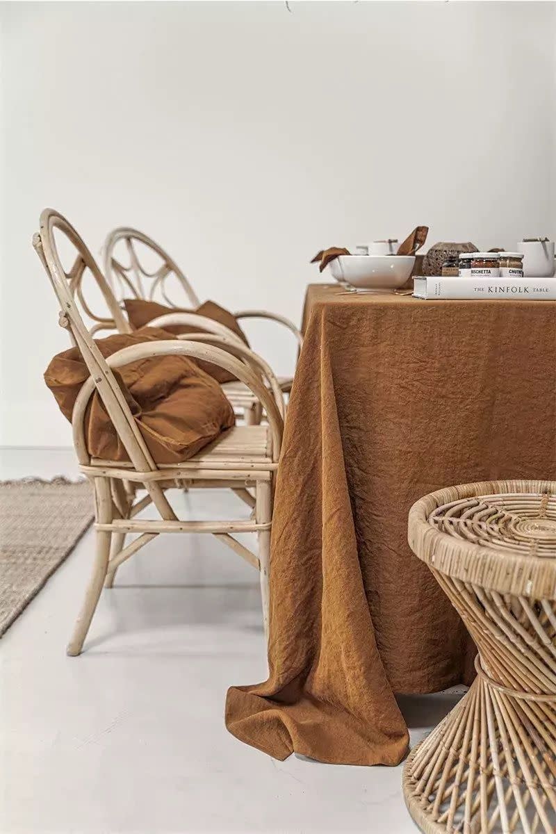 2) MagicLinen Linen Tablecloth