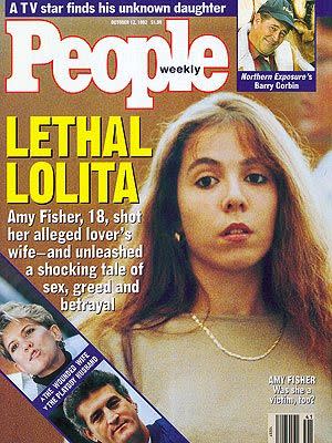 Amy Fisher shoots Mary Jo Buttafuoco--wife of Joey, her much older, married lover--in the head