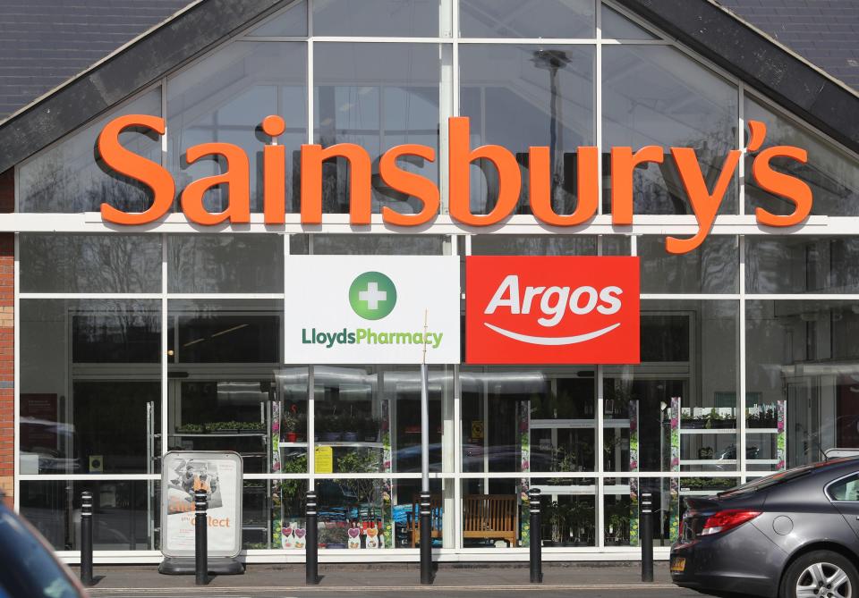 Sainsbury’s said a technical glitch had affected its ability to fulfil the vast majority of online deliveries today (PA)