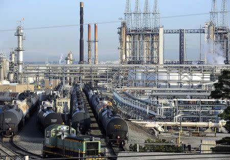 A general view of the Tesoro refinery in Carson, California February 2, 2015. REUTERS/Bob Riha, Jr.