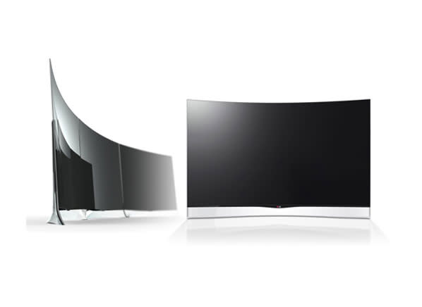 lg curved oled tv cost