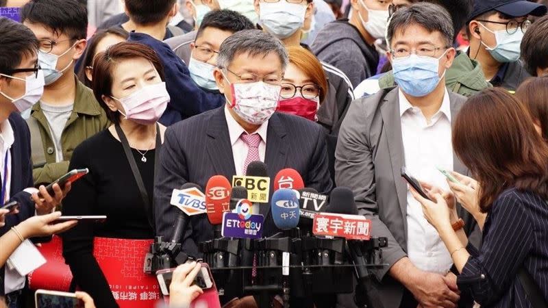  台北市長柯文哲出席台北市國慶升旗暨慶祝活動（圖／北市府提供）