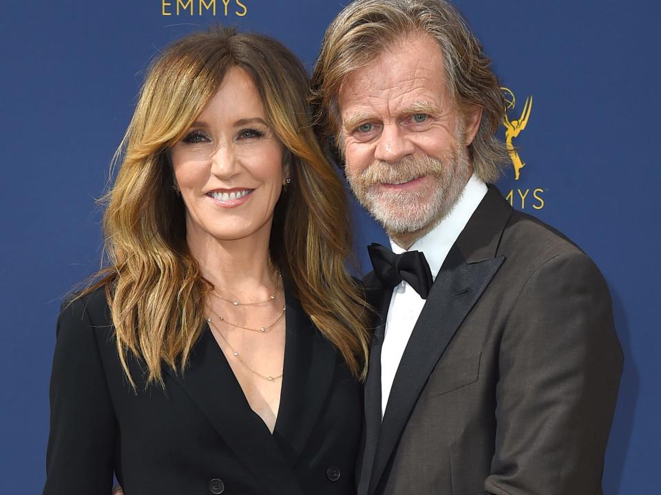 Felicity Huffman and William H. Macy in September 2018.