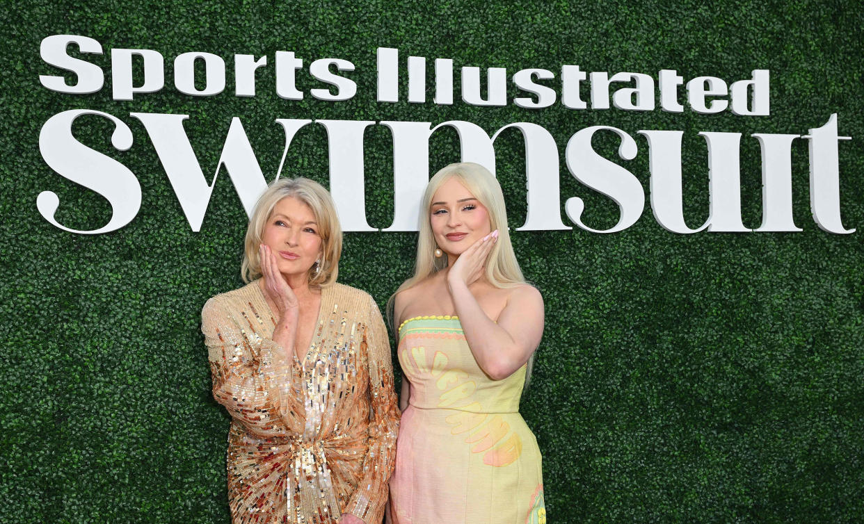 Martha Stewart, Kim Petras (Angela Weiss / AFP - Getty Images)