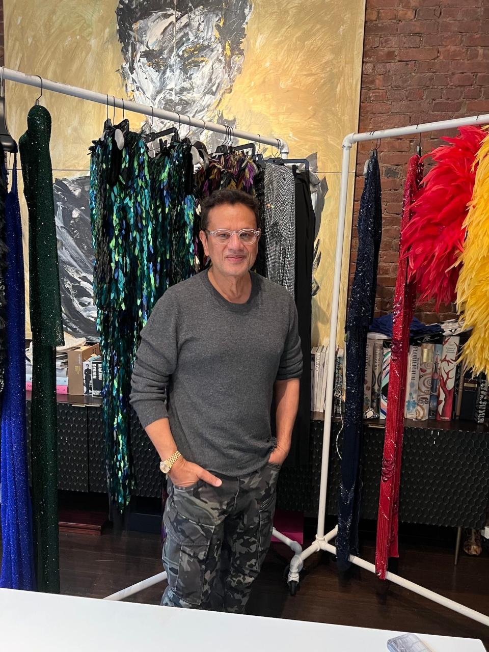 Naeem Khan at his studio in New York City ahead of New York Fashion Week.