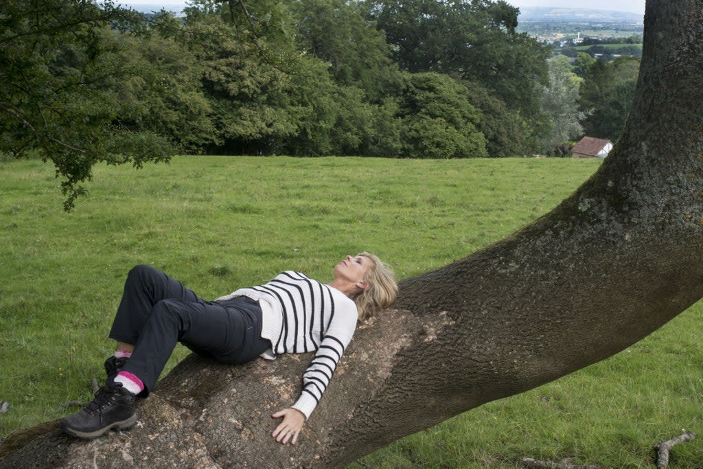 Kate Garraway appears in the new BBC show Walking With.. (PA)