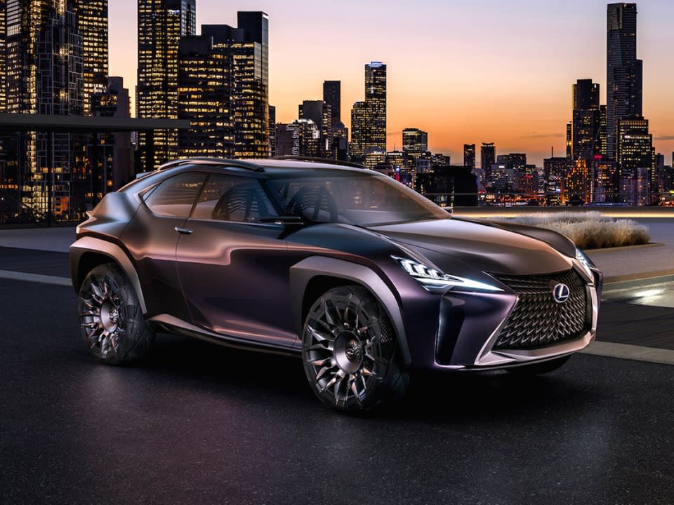 <h3>Lexus showed off its UX concept at the Paris Motor Show, which comes with a massive set of wheels.</h3>