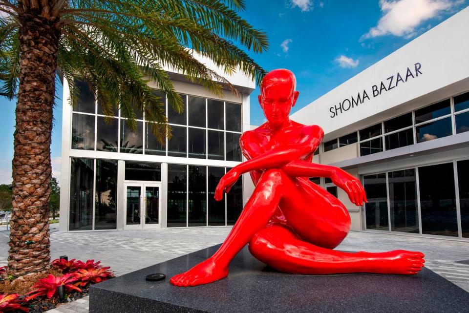 The exterior of Doral’s Shoma Bazaar, which opened in 2022. The food hall is opening a second location in Hialeah.