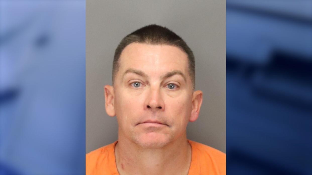 <div>Nolan Goins was arrested and charged with battery on April 25, 2024. (Photo: Pinellas County Sheriffs Office)</div>