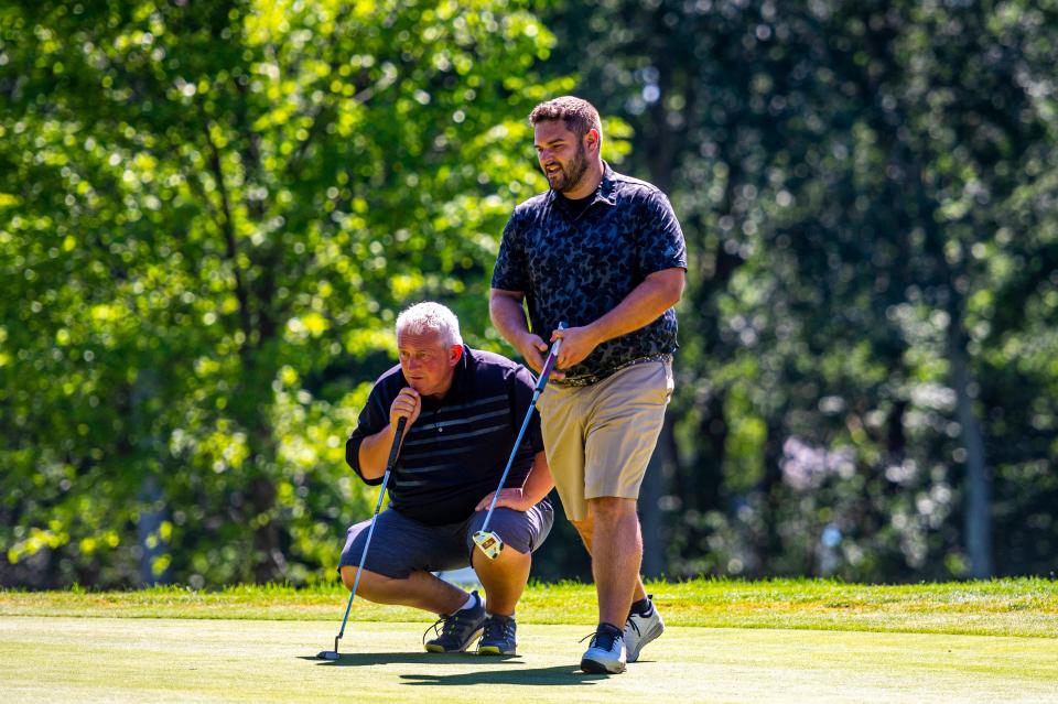 Chris Perry and Thomas Ayala at the CCNB Fourball Tournament Finals.