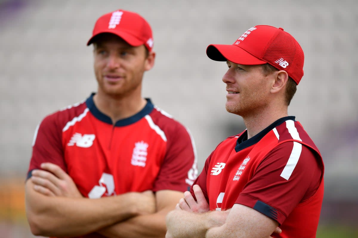 Jos Buttler (left) and Eoin Morgan (right) are behind a new cricket-themed festival (Dan Mullan/PA) (PA Archive)