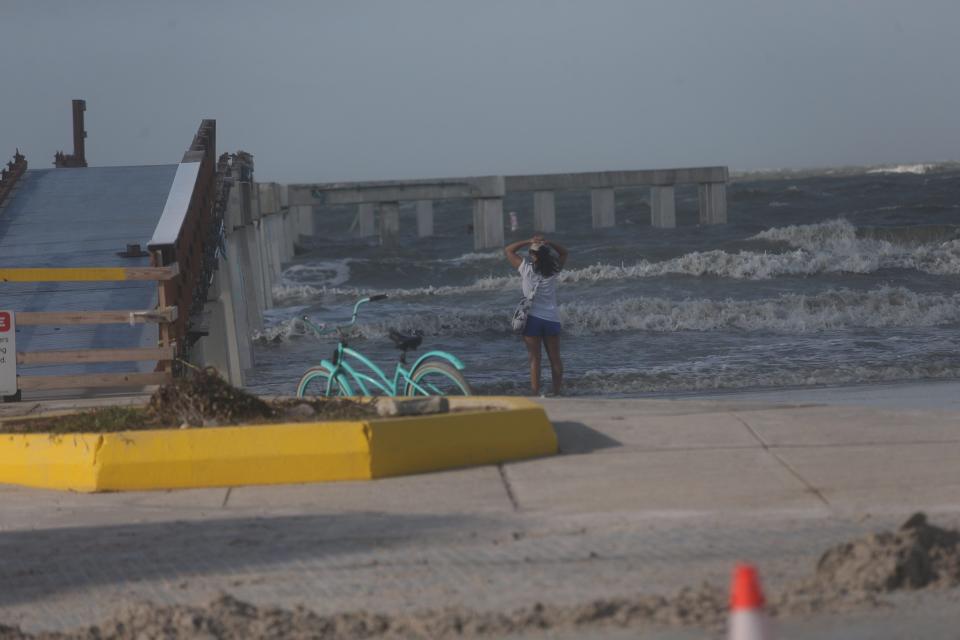 Fort Myers Beach sustained minimal storm surge from Hurricane Idalia as it pass through the area on Wednesday, Aug. 30 2023.