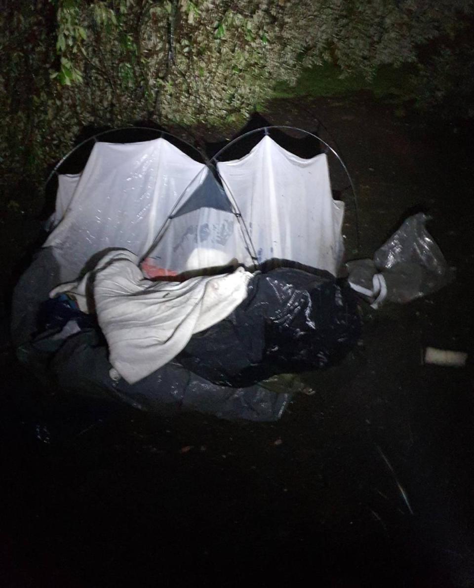 Missing tent (Sussex Police)