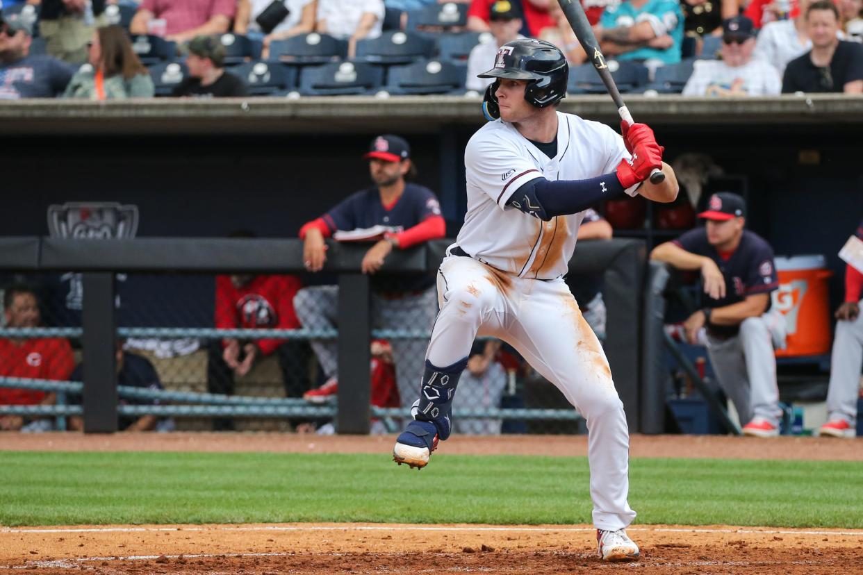 Detroit Tigers infielder Colt Keith plays for Triple-A Toledo on July 9, 2023, at Fifth Third Field in Toledo Ohio.