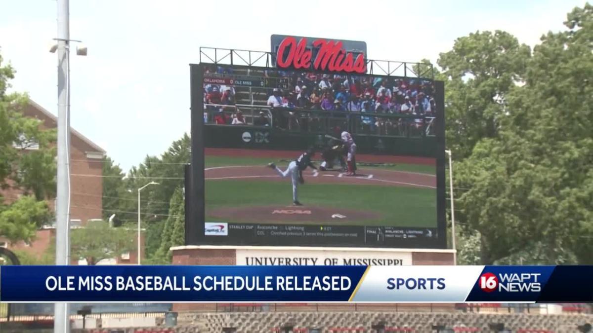 2023 baseball schedules released for Ole Miss and MSU