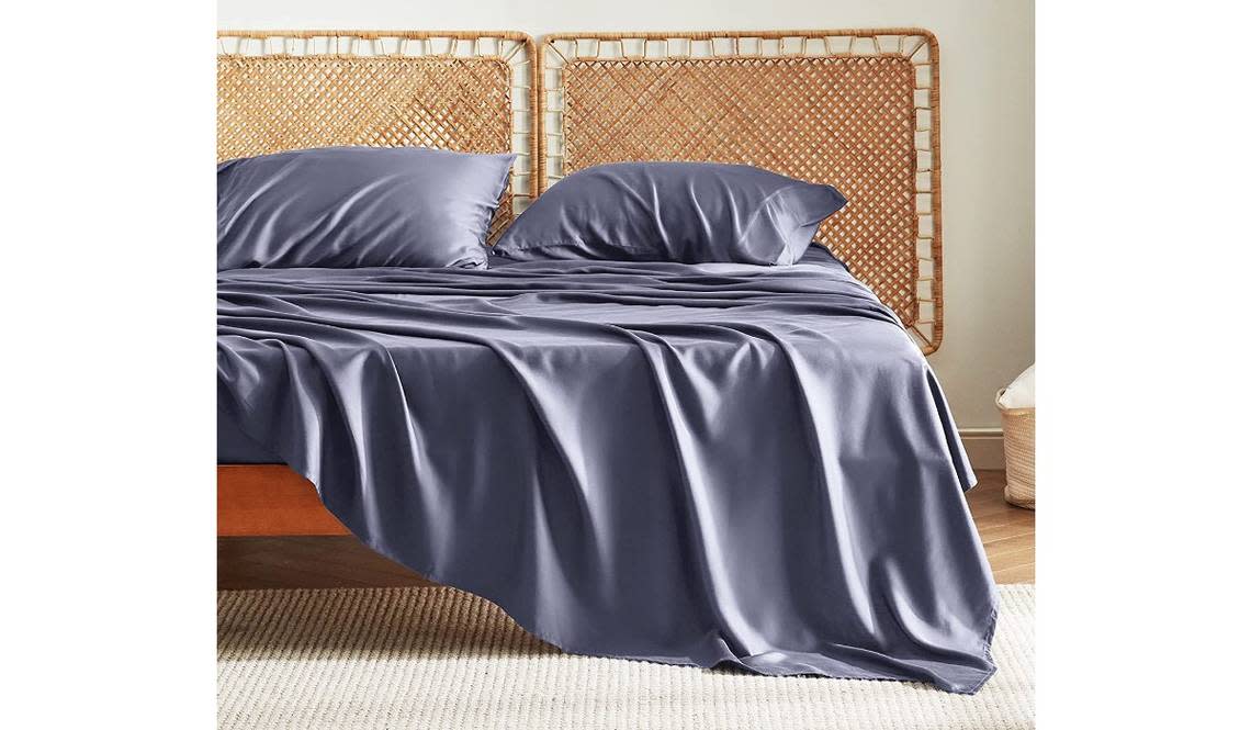 These bed sheets have a silky-soft, hotel-quality texture that provides a cool night’s sleep.