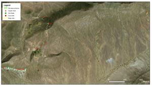 Map depicting the Silver Hill copper-silver project in Morocco