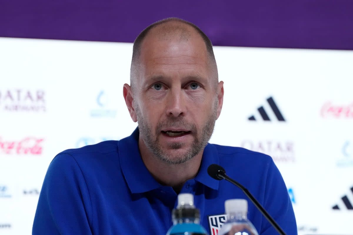 USA manager Gregg Berhalter wants to stay focused on football and not politics (Jonathan Brady/PA) (PA Wire)