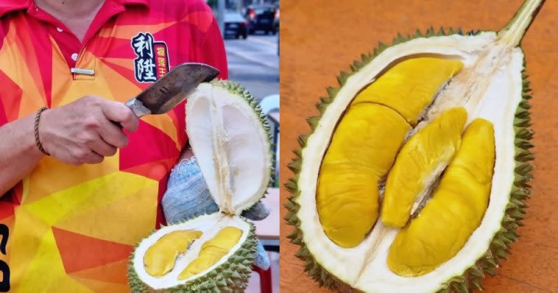 lexus durian buffet - durian opening