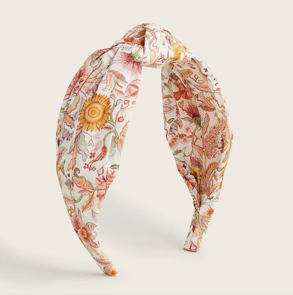 J.Crew Knot headband in Liberty Print