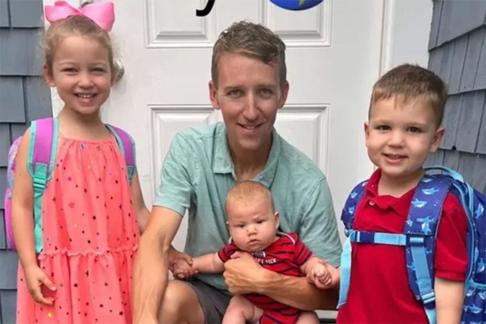 Patrick Clancy, of Dexbury, is running the Boston Marathon Sunday to raise money for the children’s hospital his youngest died at in honor of his late children who were allegedly killed by their mom a little over a year ago. GoFundMe