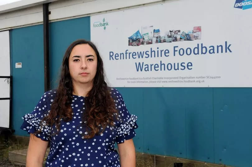 Renfrewshire Foodbank manager Crystal Clayton