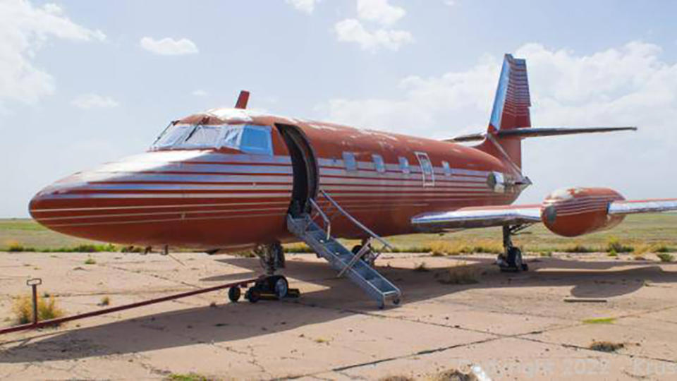 Presley’s Jetstar Jet that he bought for his father. - Credit: Kruse GWS Auctions