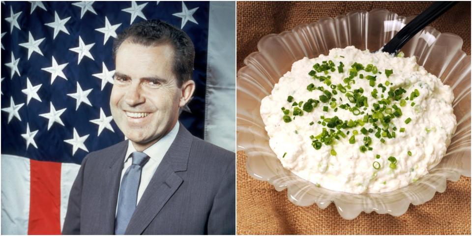 richard nixon cottage cheese