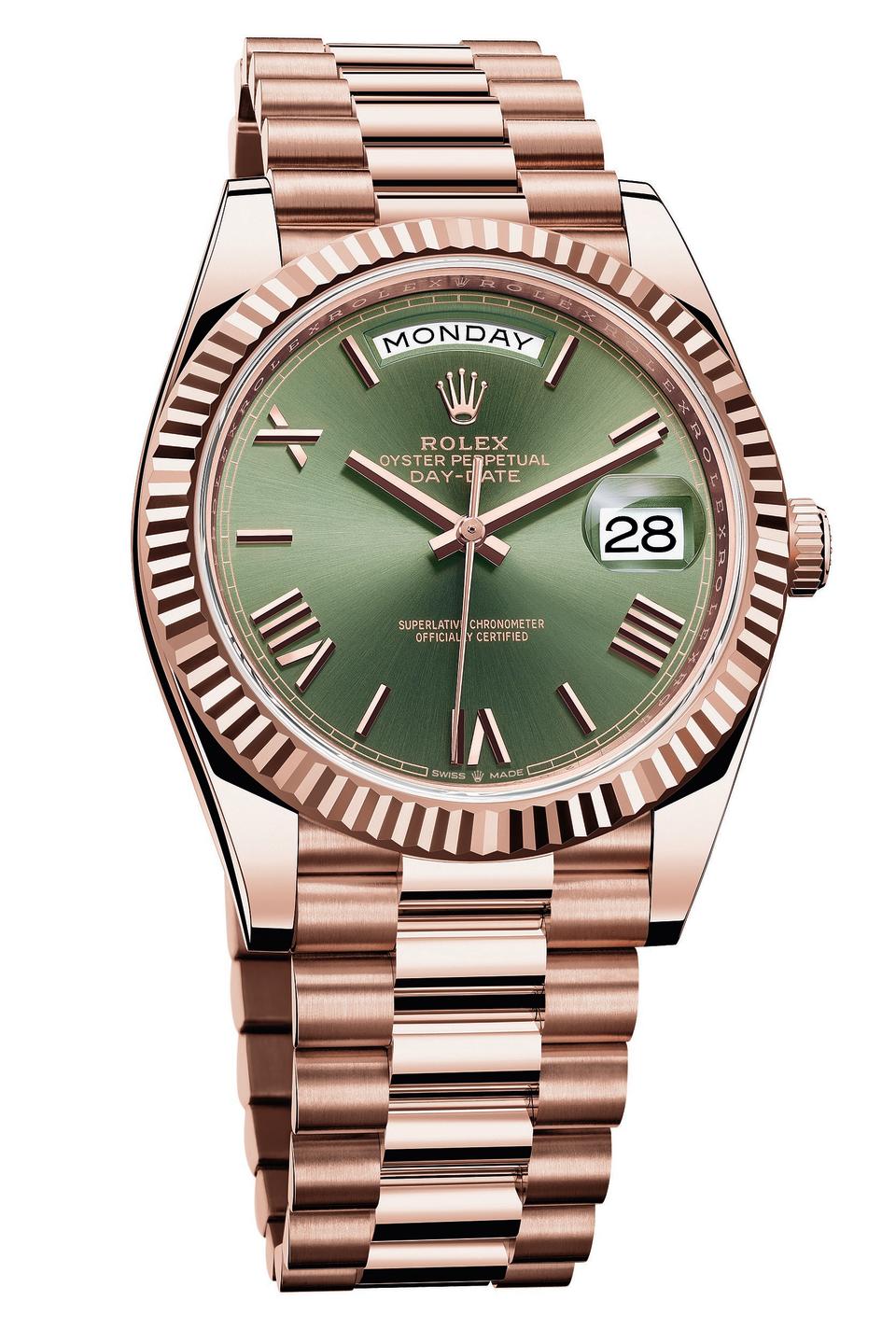 <h1 class="title">Oyster Perpetual Day-Date 40</h1><cite class="credit">Rolex</cite>