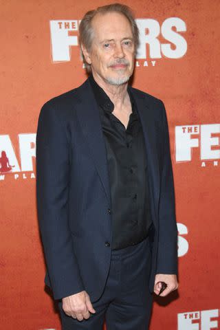 <p>Gary Gershoff/Getty</p> Steve Buscemi attends "The Fears" opening night at The Irene Diamond Stage, Pershing Square Signature Center on May 18, 2023