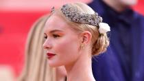 <p> Kate Bosworth looked every inch the Disney princess in 2016, with a detailed bun that Sleeping Beauty would be jealous of. The fishtail plait and the addition of real flowers soften the harsh lines of her metal headband. </p>