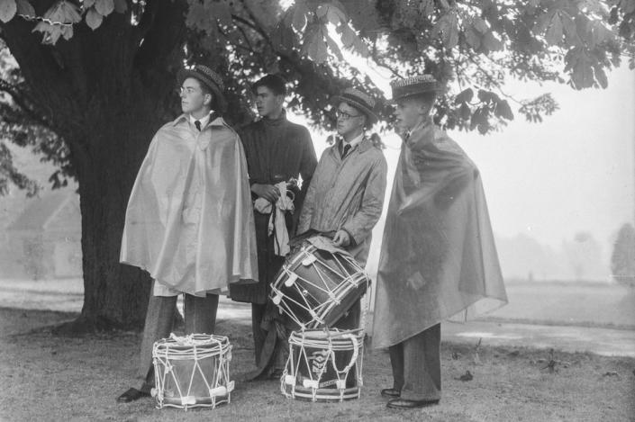 Colegiales en un parque de Coventry