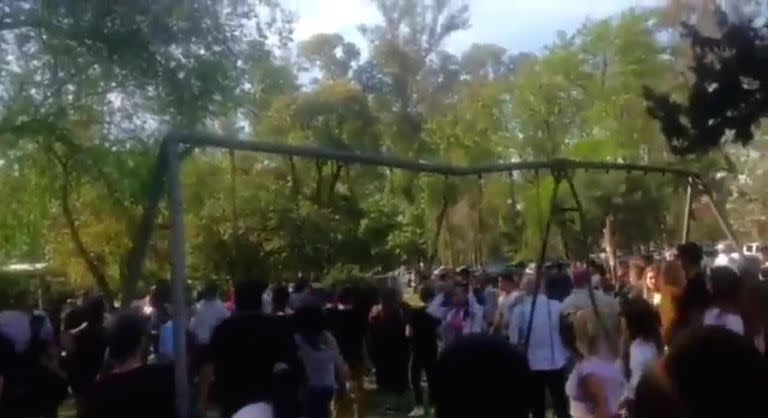 Batalla campal en una parrilla de Ituzaingó durante el Día de la Madre