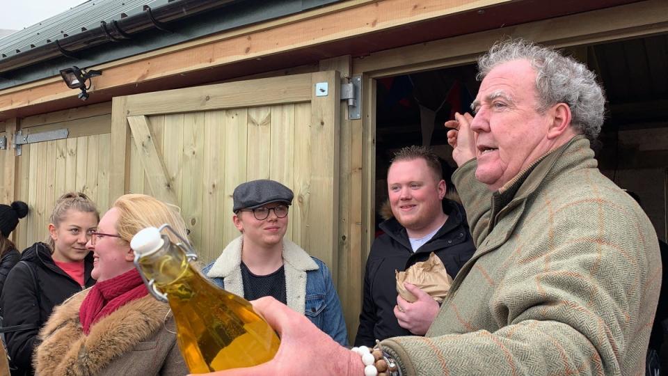 Jeremy Clarkson on his farm, Diddly Squat (Blackball Media) (PA Media)