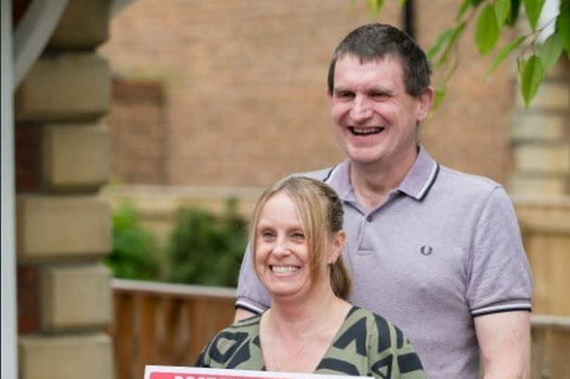 Nadene and Paul bagged the prize just days after their 30th wedding anniversary