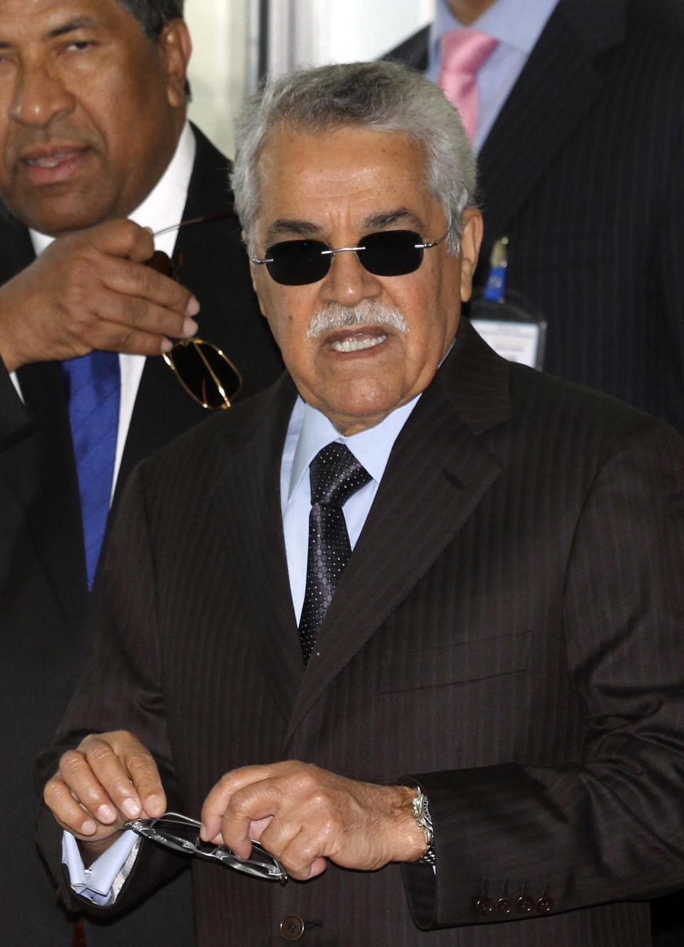 Saudi Arabia's Minister of Petroleum and Mineral Resources Ali Ibrahim Naimi arrives for a meeting of the Organization of the Petroleum Exporting Countries, OPEC, at their headquarters in Vienna, Austria, on Thursday, June 14, 2012. The meeting of the 12 oil ministers of the OPEC focuses on price and production targets. (AP Photo/Ronald Zak)