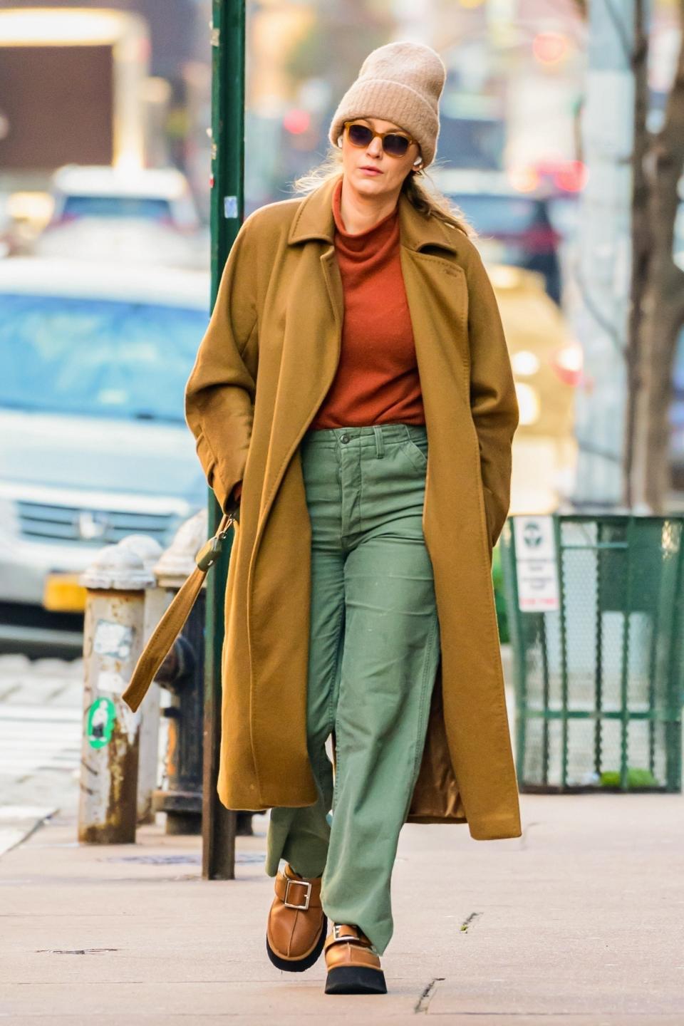 Blake Lively in NYC on November 16, 2023.