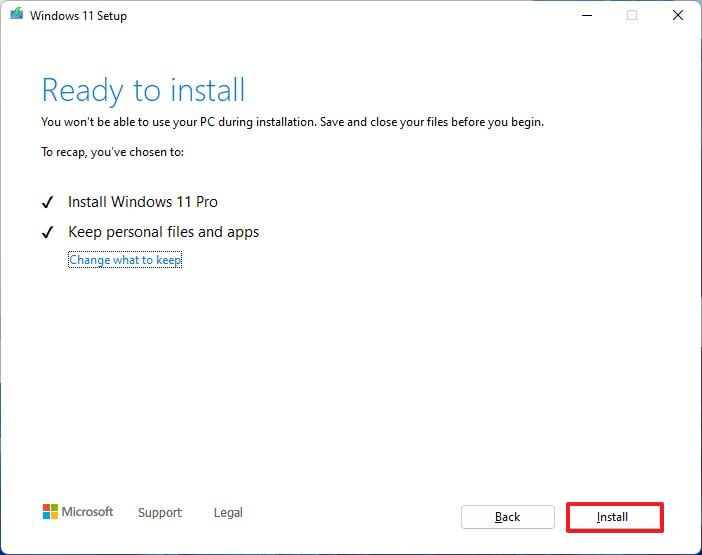 Windows 11 2023 installation